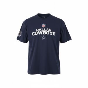 ✭ Dallas Cowboys NFL T-Shirt - Navy Blue - Unisex Size Large - Official Apparel